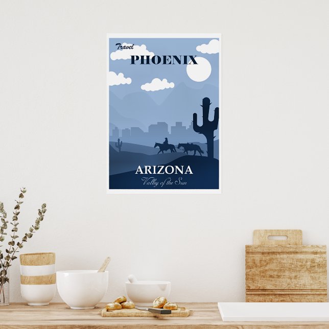 Phoenix-Reiseplakat Poster (Küche)