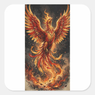 Phoenix Rise Aufkleber