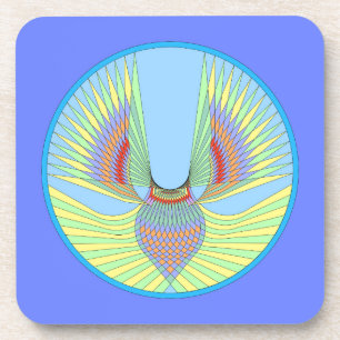Phoenix Rising Drink Coaster Getränkeuntersetzer