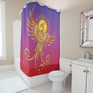 Phoenix Rising Duschvorhang