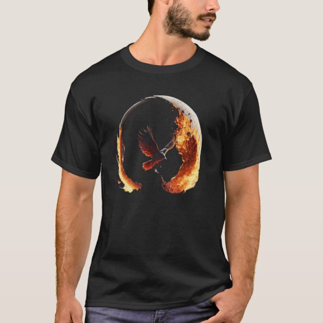 Phoenix Rising From Ashes Resurrection Rebirth New T-Shirt (Vorderseite)