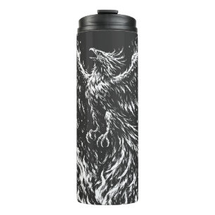 Phoenix Rising From the Flames von BurnsInHell Thermosbecher