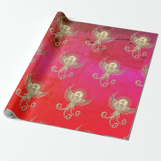 Phoenix Rising Geschenkpapier (Ungerollt)