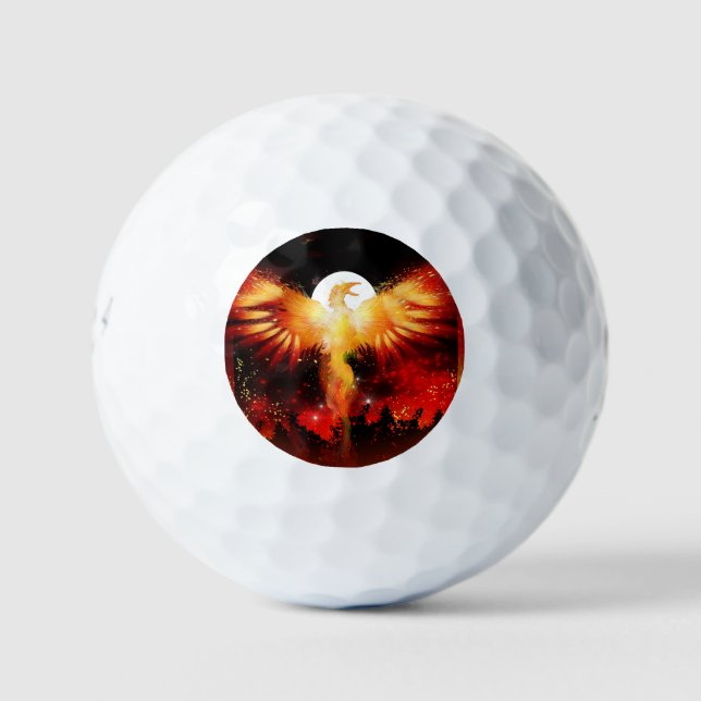 Phoenix Rising Golf Ball (Vorderseite)