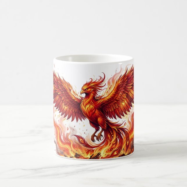 Phoenix Rising Kaffeetasse (Mittel)