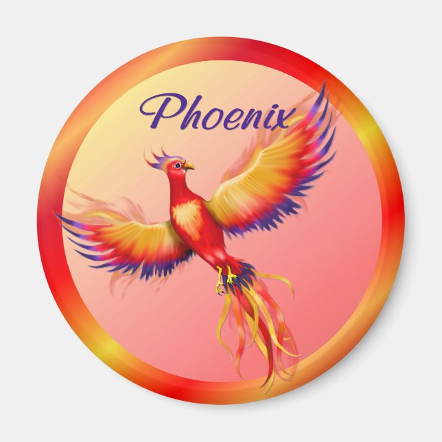 Phoenix Rising Magnet (Vorne)