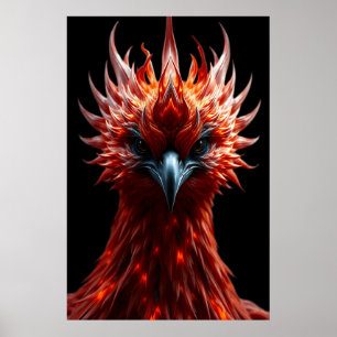 🔥 Phoenix Rising - Majestätische Feuer Vogel Fant Poster