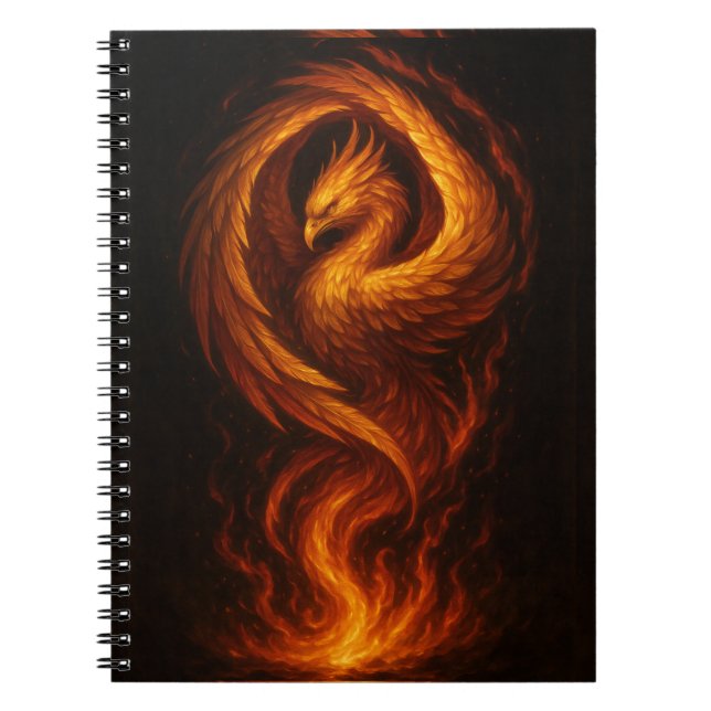 Phoenix Rising-Notebook Notizblock (Vorderseite)