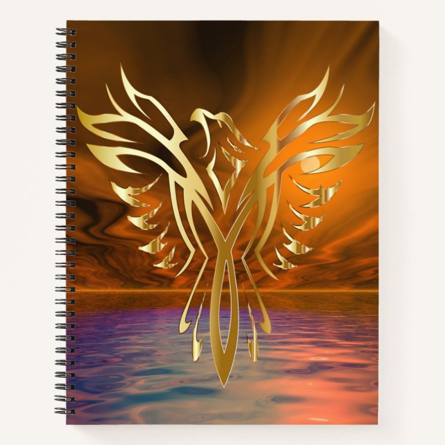 Phoenix Rising Notizbuch (Vorderseite)