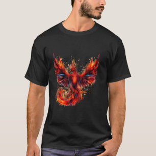 Phoenix Rising Reborn Mythical Bird Rejuvenvene P T-Shirt