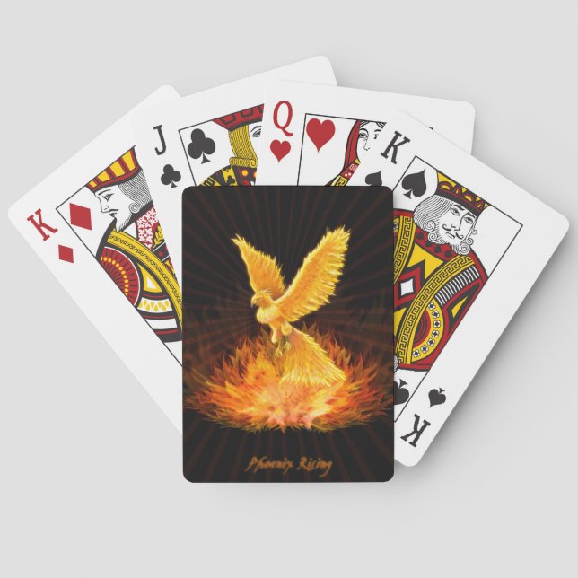 Phoenix Rising Spielkarten (Rückseite)