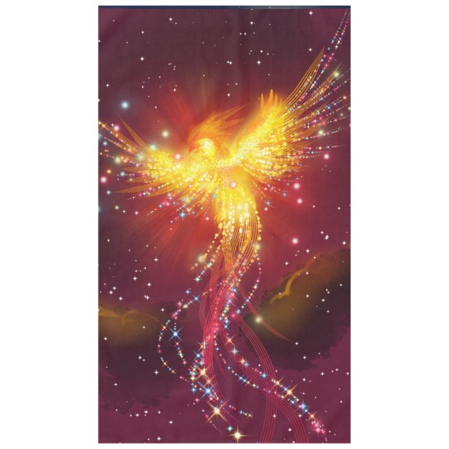 Phoenix Rising Tischdecke (Vorderseite)