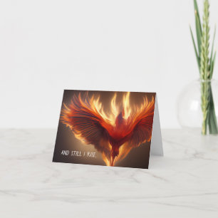 Phoenix Rising Unterstützungs-Inspirierende Stärke