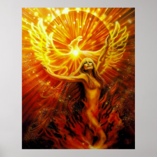 Phoenix Rising von Lisa Iris Poster
