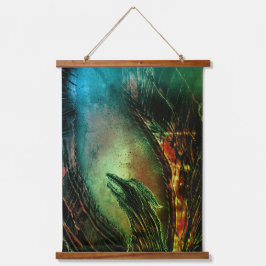 Phoenix Rising Wandteppich Mit Holzrahmen