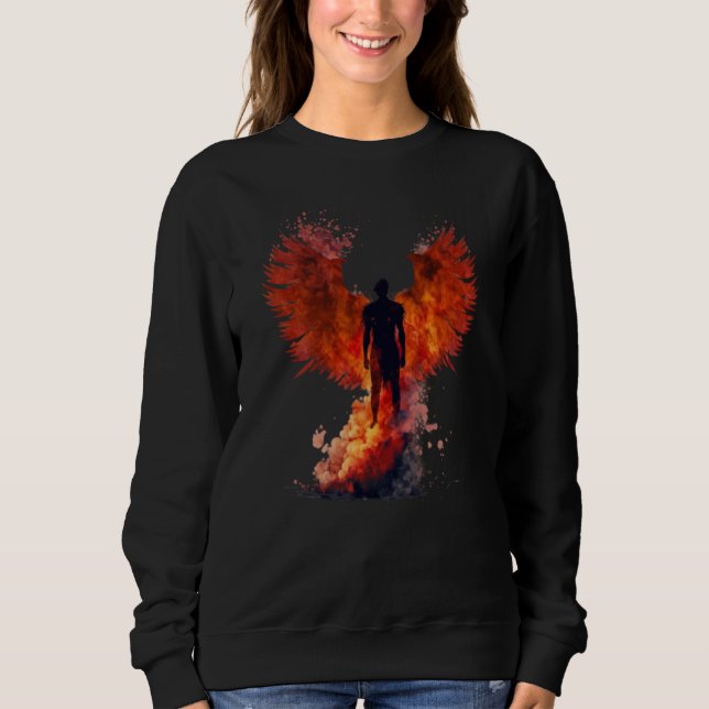 Phoenix Rising Wings Resurrection Rebirth New Begi Sweatshirt (Vorderseite)