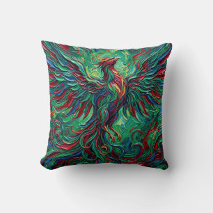 Phoenix Rising Wings Wurfkissen Kissen