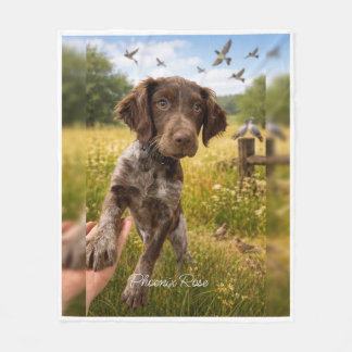 Phoenix Rose, Forever Loyal Sherpa Throw Blanket Fleecedecke