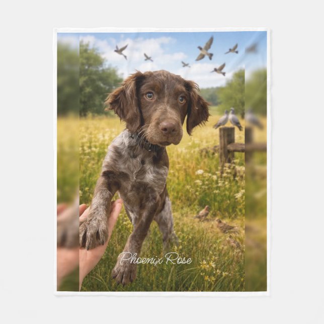 Phoenix Rose, Forever Loyal Sherpa Throw Blanket Fleecedecke (Vorderseite)