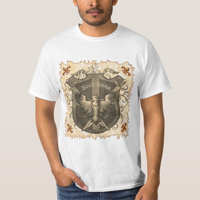 Phoenix Schild  T-Shirt (Vorderseite)