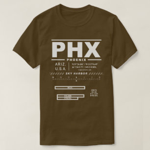 Phoenix Sky Harbour Int'l Airport PHX T - Shirt