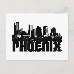 Phoenix Skyline Postkarte