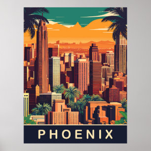 Phoenix Skyline, Reise Poster