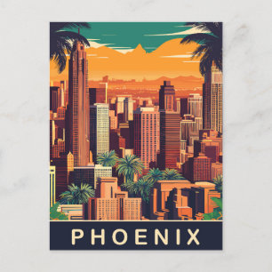 Phoenix Skyline, Reise Postkarte