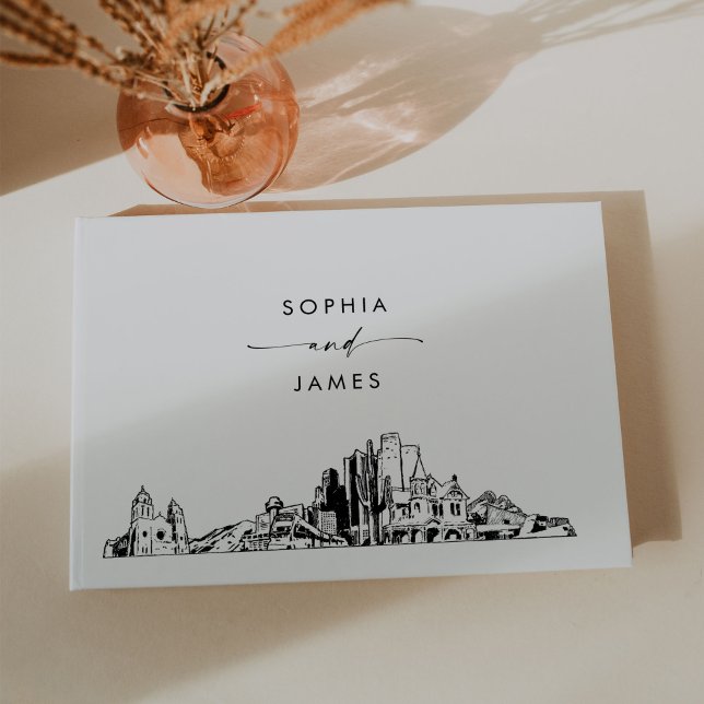 Phoenix Skyline Wedding Guest Book Gästebuch (Von Creator hochgeladen)
