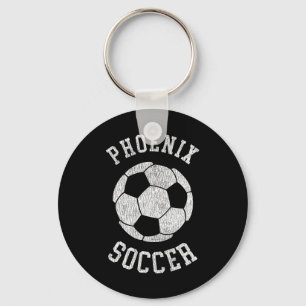 Phoenix Soccer Retro Distressed 90er Vintage Schlüsselanhänger