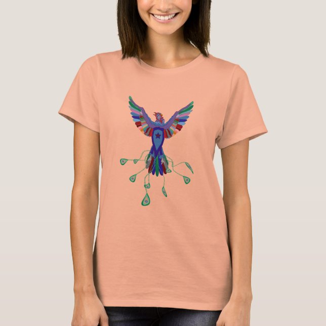 Phoenix Star Ladie's Burnout T - Shirt (Vorderseite)