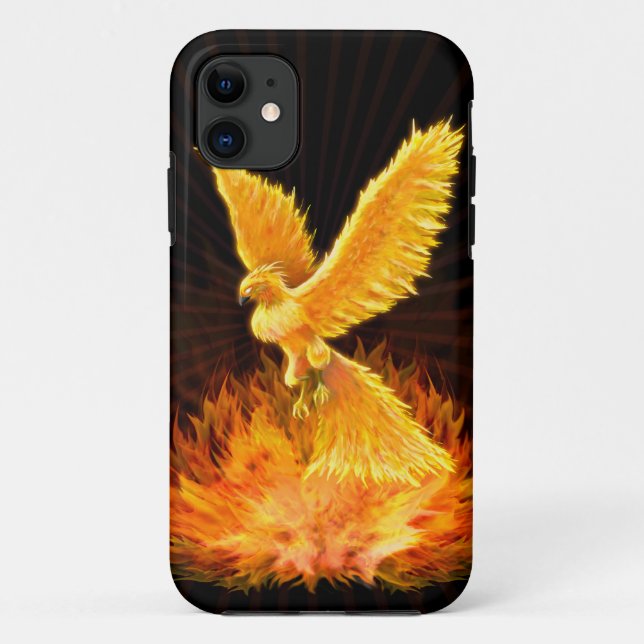 Phoenix-Steigen Case-Mate iPhone Hülle (Rückseite)