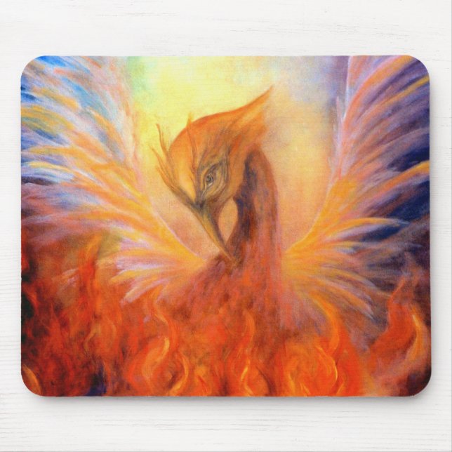 Phoenix steigendes Mousepad (Vorne)