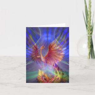 Phoenix steigendes Notecard Karte