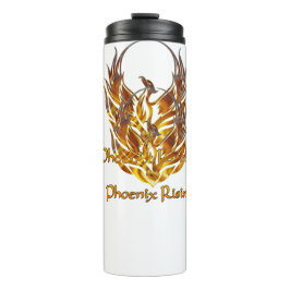 Phoenix steigt über den Aschen Thermosbecher