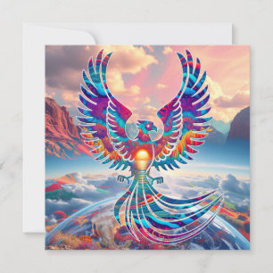 Phoenix Sunrise Feiertagskarte