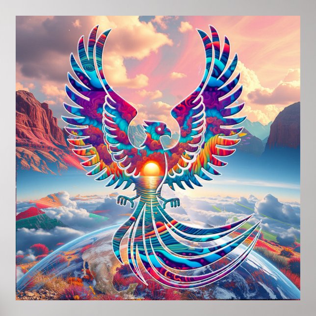 Phoenix Sunrise Poster (Vorne)