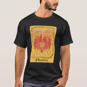 Phoenix Tarot Card Firebird Fantasy aus As T-Shirt