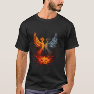 Phoenix-Verjüngung Mythischer Vogelkünstler T-Shirt