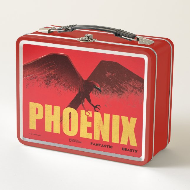 Phoenix Vingate Graphic Metall Brotdose (Vorderseite)