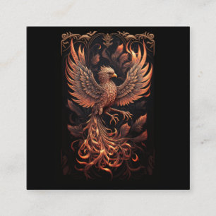 Phoenix-Visitenkarte Quadratische Visitenkarte