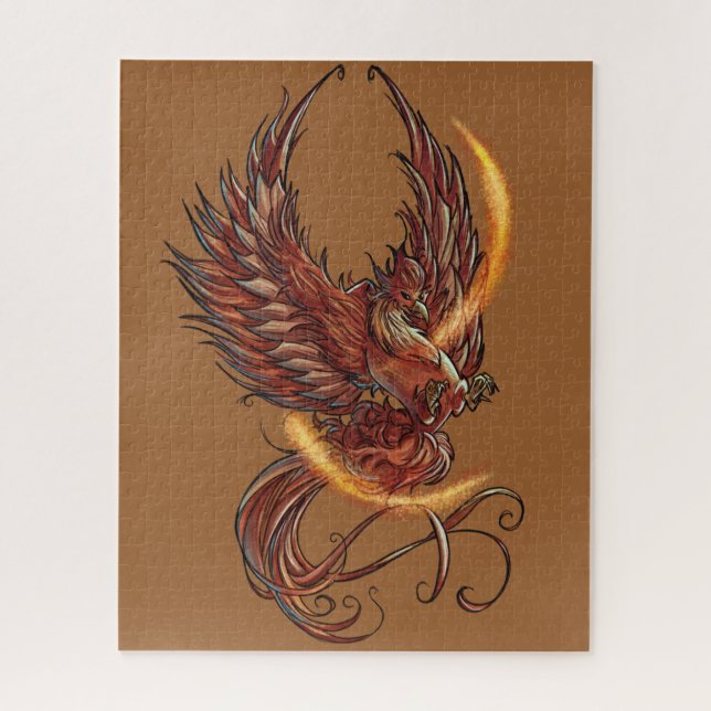 Phoenix-Vogel-Magie 520 Stück Puzzlespiel Puzzle (Vertikal)