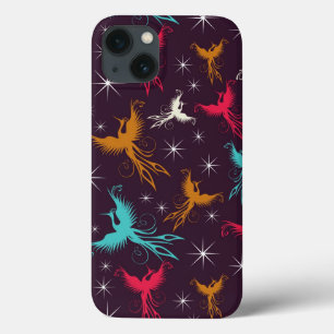 Phoenix-Vogel-Zahl Muster Case-Mate iPhone Hülle