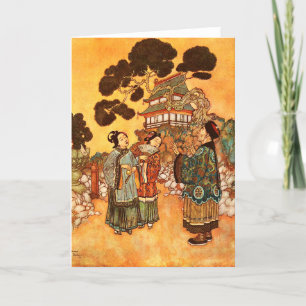 Phoenix von Edmund Dulac Dankeskarte