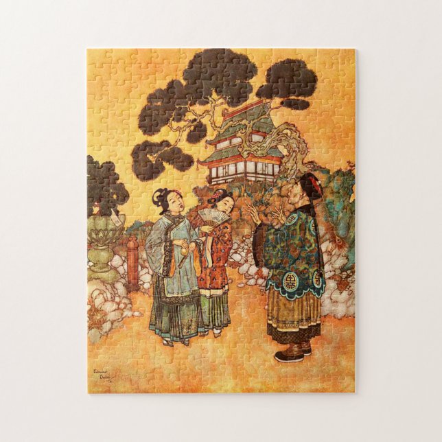 Phoenix von Edmund Dulac Puzzle (Vertikal)