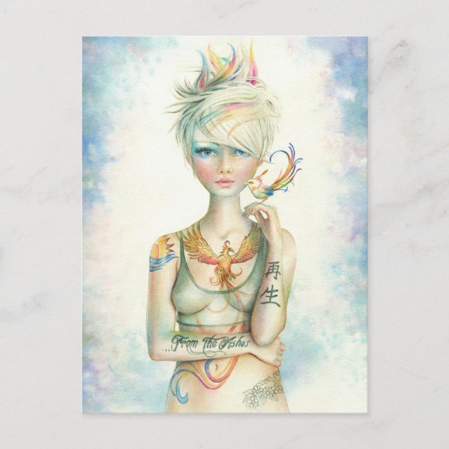 "Phoenix" von Schotte Howden Postkarte (Vorderseite)