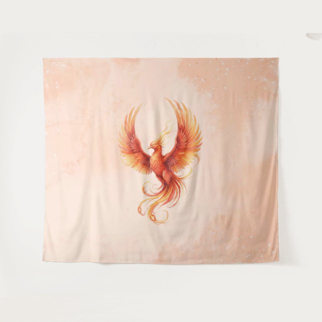 Phoenix Wandteppich (Vorderseite (Horizontal))