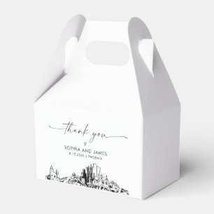 Phoenix Wedding Personalisiert Favor Box Geschenkschachtel