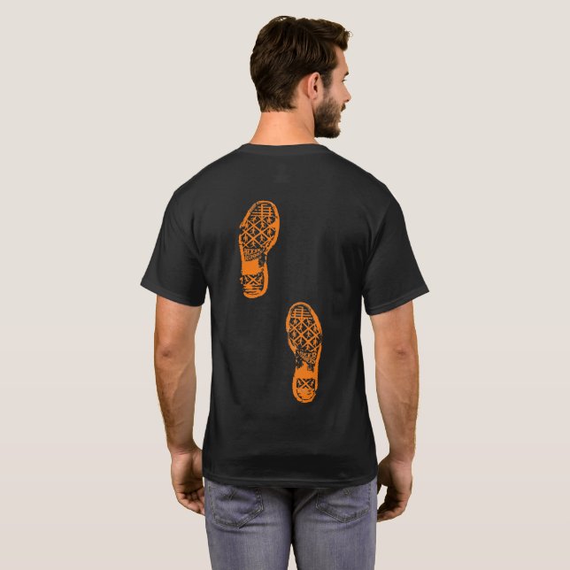 Phoenixville Bier-Läuferecklogo T-Shirt (Schwarz voll)