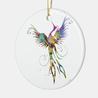 Phoenixvogel Keramik Ornament